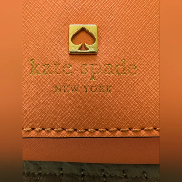 Kate Spade Tangerine Cross Body with Gold Accent - Picture 1 of 4